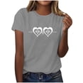 thumbnail image 1 of Women Casual Tops V Neck Plus Size Shirts for Women Sexy Workout Tank Tops for Women Built In Bra, 1 of 4