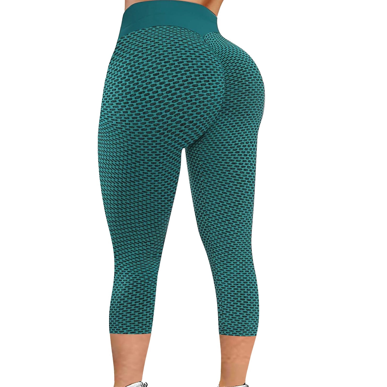 Women Casual Yoga Active Cropped Pants Hip Lifting Solid Color High Waist  Sports Lady Leggings Female Soft Lounge Workout Running Butt Lift Tights  Trouser For Women 