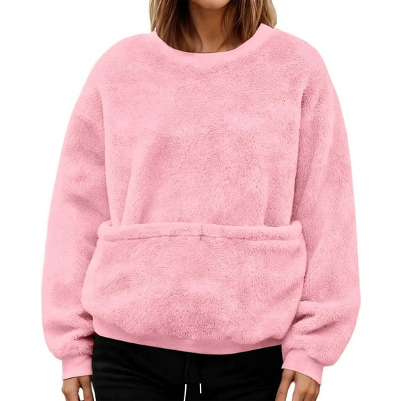 Cat Pouch Hoodie for Women Kangaroo Pocket Dog Pouch Sweatshirts Pet Carrier Pullover Animal Holder Long Sleeve Tops