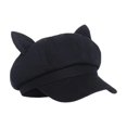 thumbnail image 1 of Women Cat Ear Beret Hat – Cute Japanese Style Wool Painter Cap, Soft Warm Casual Accessory, Fashion Beret for Autumn Winter Streetwear and Daily Outfits Winter, 1 of 4