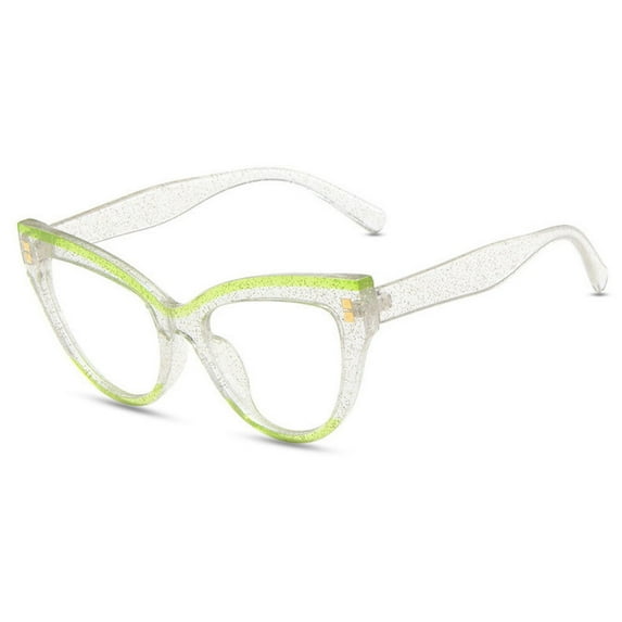Women Cat Eye Anti-blue Light Reading Glasses 1.25 Classic Two-tone Trendy Readers +1.25