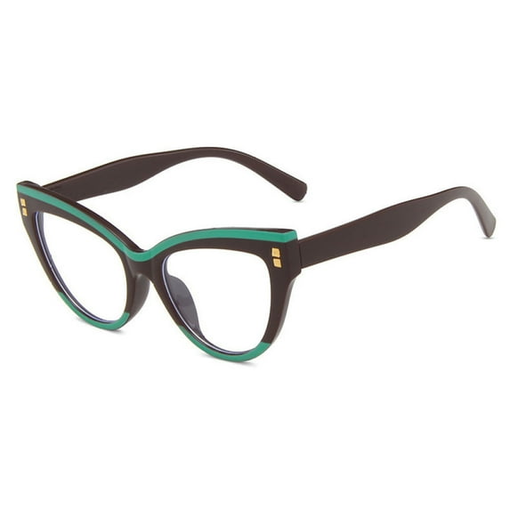Women Cat Eye Anti-blue Light Reading Glasses 1.50 Classic Two-tone Trendy Readers +1.50