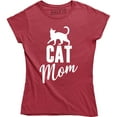 thumbnail image 1 of Women Cat Mom Hilarious Crazy Cat Lady Kittens Animal Pet Lover Humor T-Shirt, 1 of 4