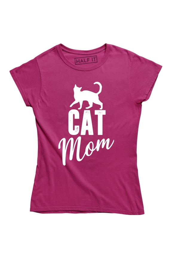 Women Cat Mom Hilarious Crazy Cat Lady Kittens Animal Pet Lover Humor T-Shirt