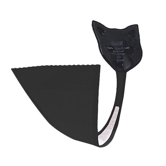 Women Cat Shape Smooth G String Knickers Underwear Thongs Panties, M, Black