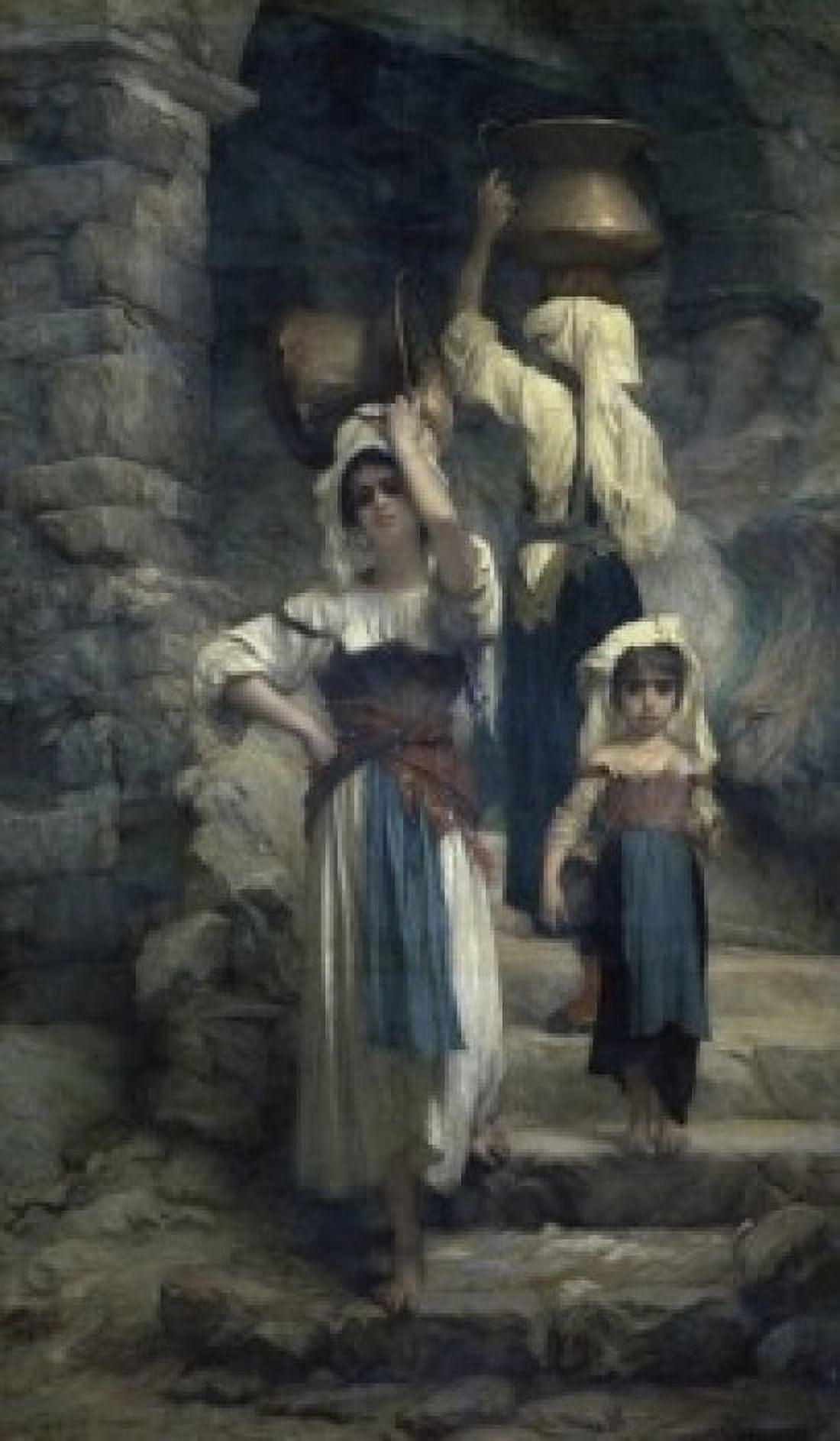 The Women of Cervaria 1859 Antoine Auguste Ernest Herbert (1817-1908French) Oil on canvas Musee dOrsay Paris Canvas Art - Antoine Auguste Ernest Herbert (24 x 36)