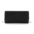 thumbnail image 1 of Women Chain Tote Handbag Envelope Clutch Shoulder Bag Evening Clutch (Black), 1 of 10