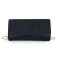 thumbnail image 1 of Women Chain Tote Handbag Envelope Clutch Shoulder Bag Evening Clutch (Dark Blue), 1 of 10