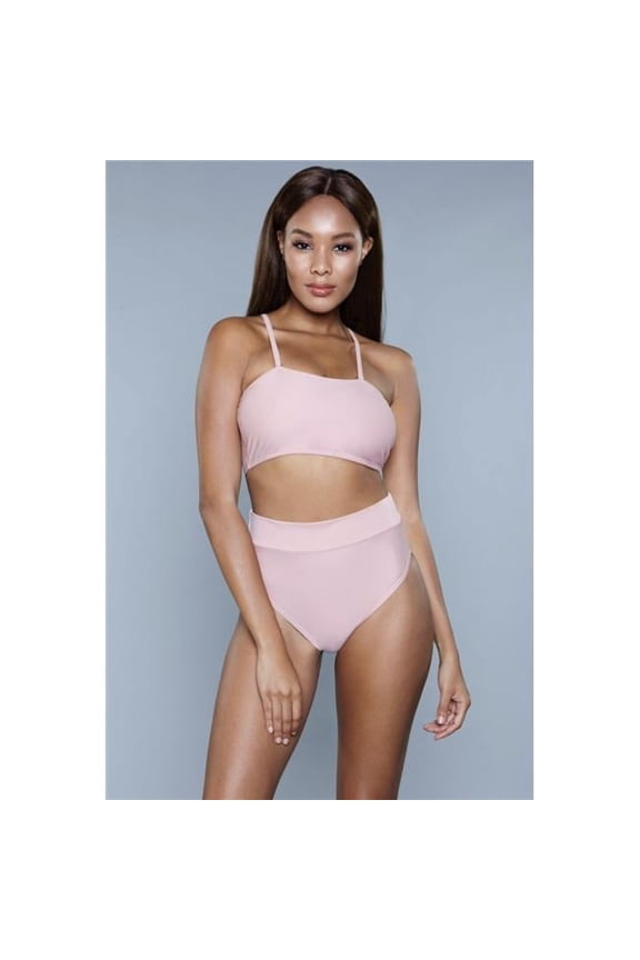 Women Chanity Swimsuit, Pink - Medium - 2 Piece