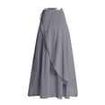 thumbnail image 1 of Women Chiffon Ballet Wrap Skirt Asymmetric Long Dance Skirt Skate Over Scarf Skirts Tutu Dance Skirt for Ballets Dance, 1 of 9
