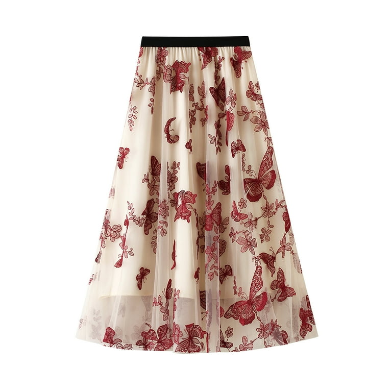 Chiffon top skirt 3d