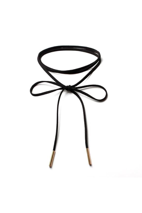 Women Choker Black Velvet Collar, Adjustable Length Velvet Classic Gothic Lace Choker Necklaces Fashion - #4