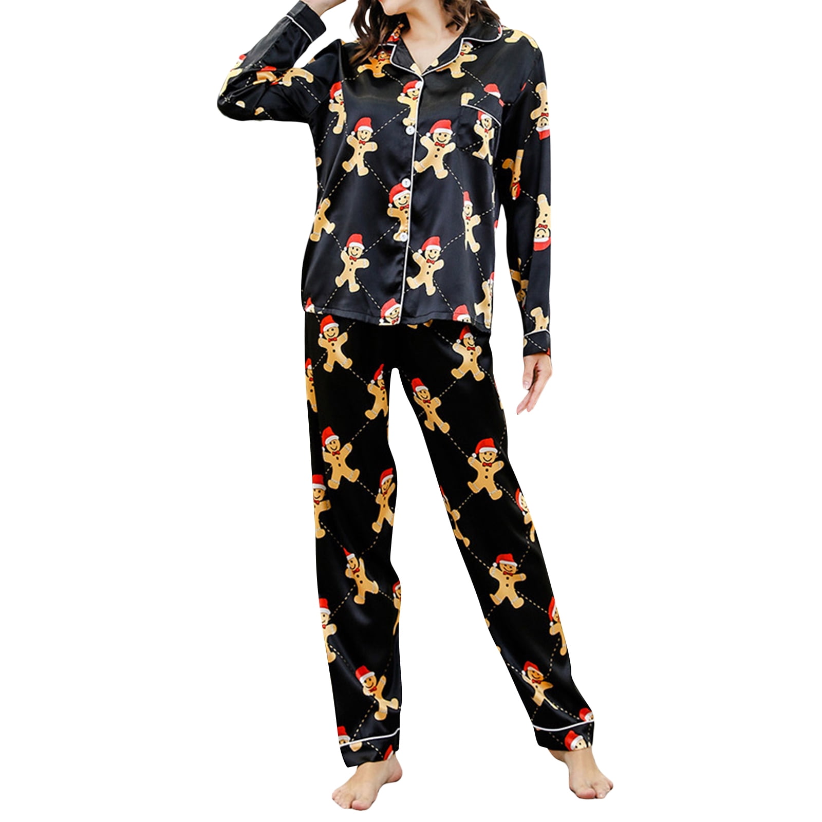 Mickey gingerbread pajamas walmart hotsell