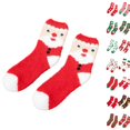 thumbnail image 1 of Women Christmas Fuzzy Slipper Socks, Plush Fluffy Cozy Home Sleeping Socks, Soft Warm Winter Indoor Socks, Assorted Holiday Theme Designs, Perfect Stocking Stuffer for Holiday Season L, 1 of 5
