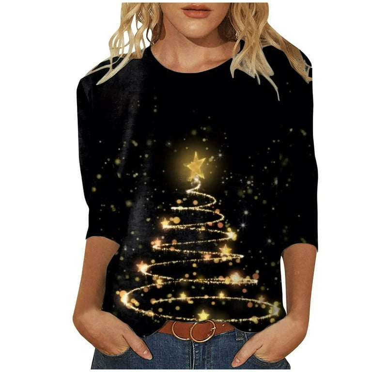 Womens black shop xmas jumper