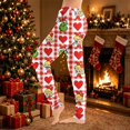 thumbnail image 1 of Women Christmas Print Lounge Pants Drawstring Soft Sleepwear Holiday Pajama Bottoms Comfy Homewear Trousers for Family Gatherings, 1 of 6