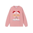 thumbnail image 1 of Women Christmas Sweatshirt, Long Sleeve Crew Neck Snowman Wine Glass Print Hoodie Pullover for Casual Daily, 1 of 4