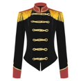 Women Circus Ringmaster Jacket Halloween Carnival Party Cosplay
