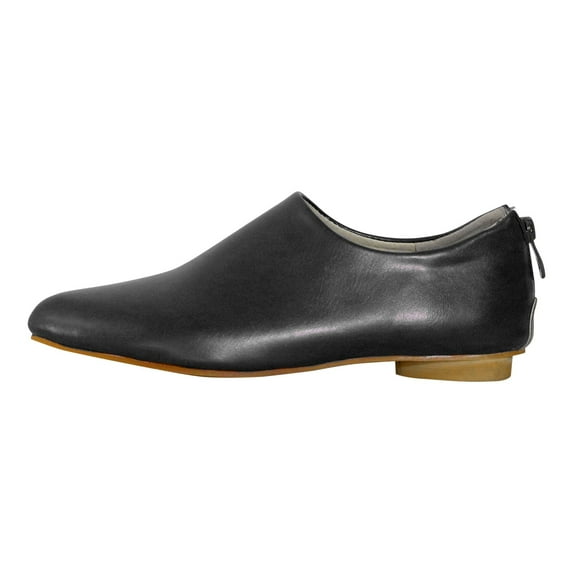 Women Classic Flat Heel Shoes Short Ankle Boots Fashion Slip On Solid Color Casual Mule Boots