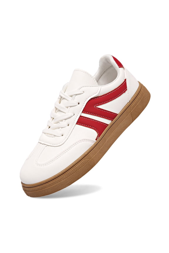 Women Classic Retro Gum Sole Fashion Sneakers Casual Non Tennis Skate Shoes Trainers Walking Shoes