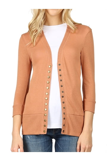Snap Front Cardigan