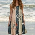 thumbnail image 1 of Women Clearance All 2025!Viikei Women's Summer Boho Sleeveless Dress,Women's Fashion Holiday Summer Solid Color Sleeveless Party Beach Dress Pink XL, 1 of 6
