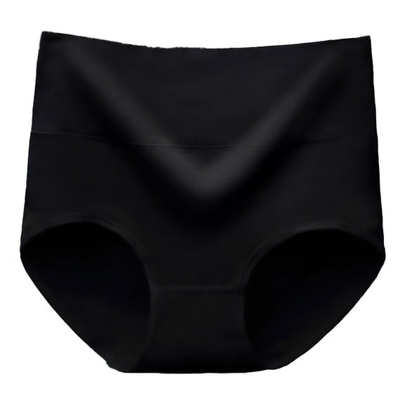 Women Clearance Cqxid525 Women's Cotton Brief Underwear High Waist Ladies Shapewear Ladies Belly Butt Lifting Panties High Waisted Multi-color