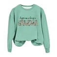 thumbnail image 1 of Women Clearance Fall Sweatshirts for Women Grandma Sweatshirt For Women Fall Crew Neck Sweatshirts No Hood Happiness Is Being A Grandma, 1 of 3