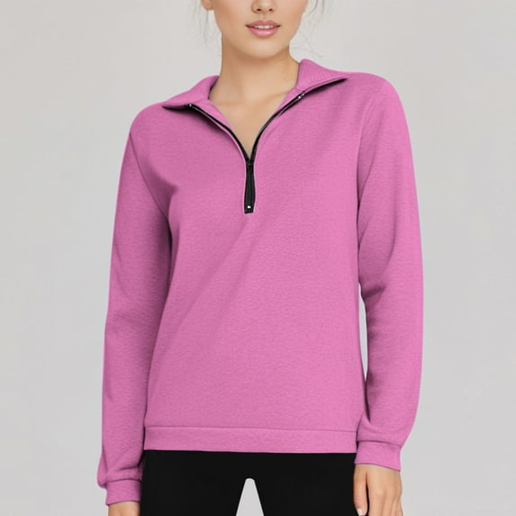 Women Clothing Graphic Sweatshirts for Women Women Long Sleeve Oversized Half Zip Pullover Sweatshirt Hoodie Sweater Trendy Fall Sweatshirt Blouse Clothes