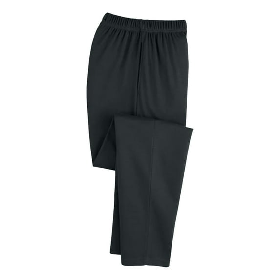 Women Clothing Plus Size Pants Women's Pockets Elastic Waist Straight Solid Color Casual Pants Pants Women Polyester Casual Pants