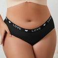 thumbnail image 1 of Women Clothing Clearance Underpants for Women Womens Underwear Briefs Sexy Comfy Underwear for Women(Black), 1 of 6