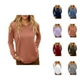 thumbnail image 1 of Women Clothing Women's Solid Color Sweatshirt Women's Hoodies For Everyday Comfort Classic Pullover With Hood For Casual Outings Versatile Style For Fall And Winter Ideal Pairing With Jeans And Pants, 1 of 4