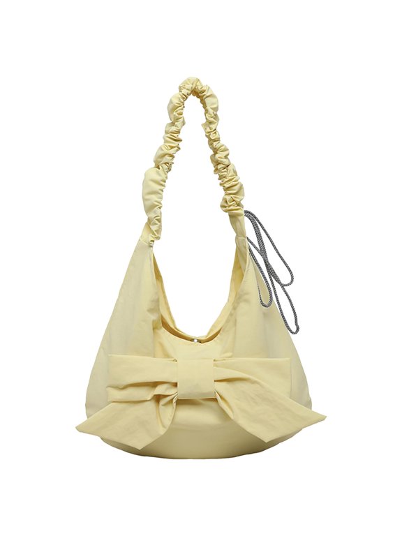 Women Cloud Bubble Handbags Solid Color Sling Bag Large Capacity