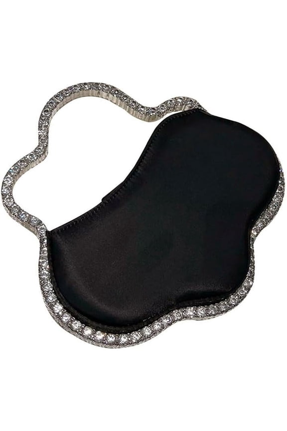Women Cloud Shape Rhinestone Clutch,Cute Mini Diamond Purse Bag Evening Handbag for Wedding Party Women