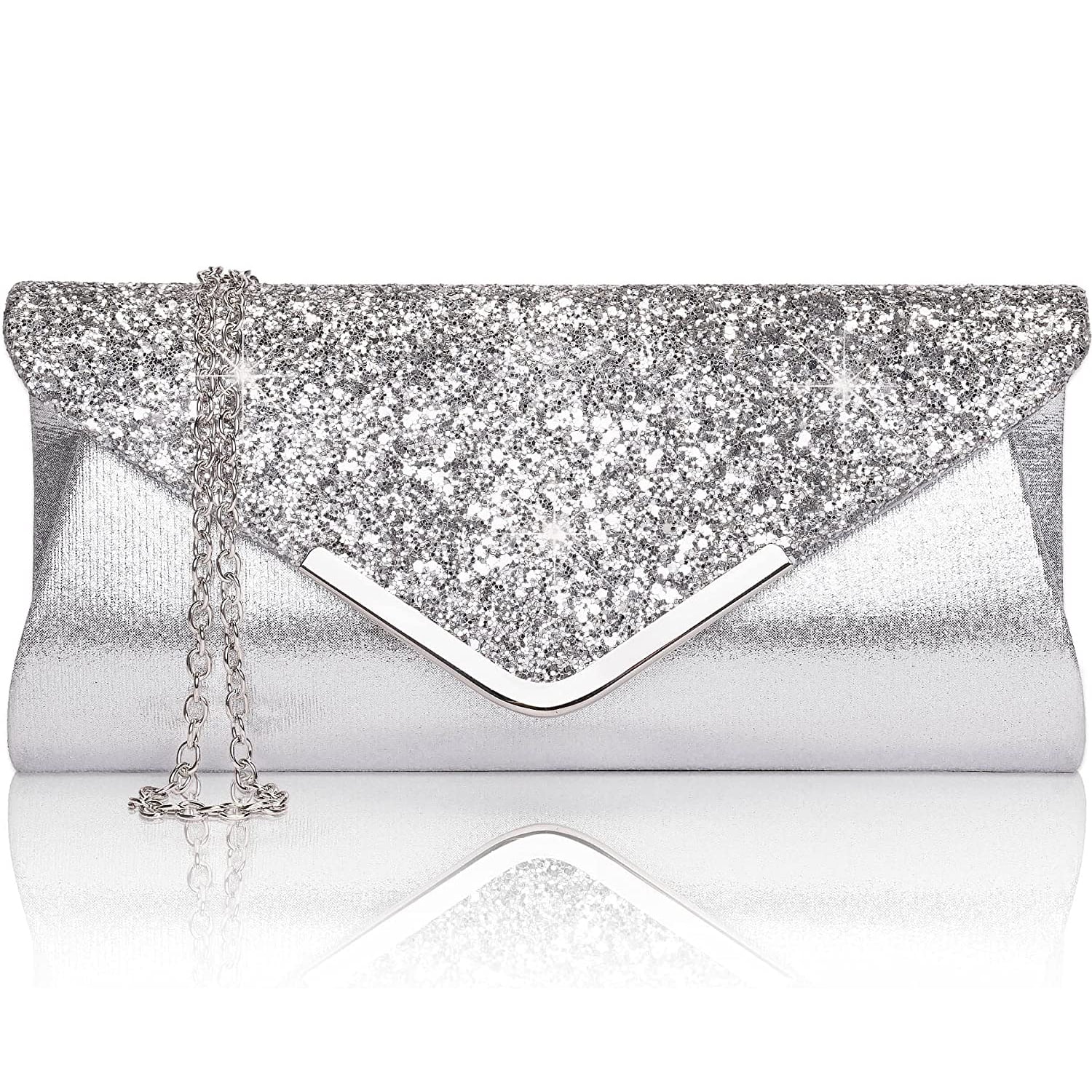 🚫sold🚫 Sparkling Kate Spade Silver Glitter Purse | Glitter purse, Silver  handbag, Kate spade