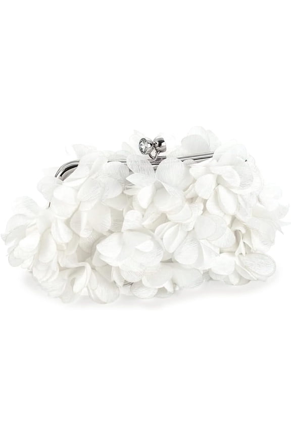 Women Clutch Evening Bag Small Floral Purses with Chain for Wedding, Party, Prom