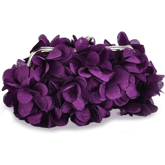 Women Clutch Evening Bag Small Floral Purses with Chain for Wedding, Party, Prom