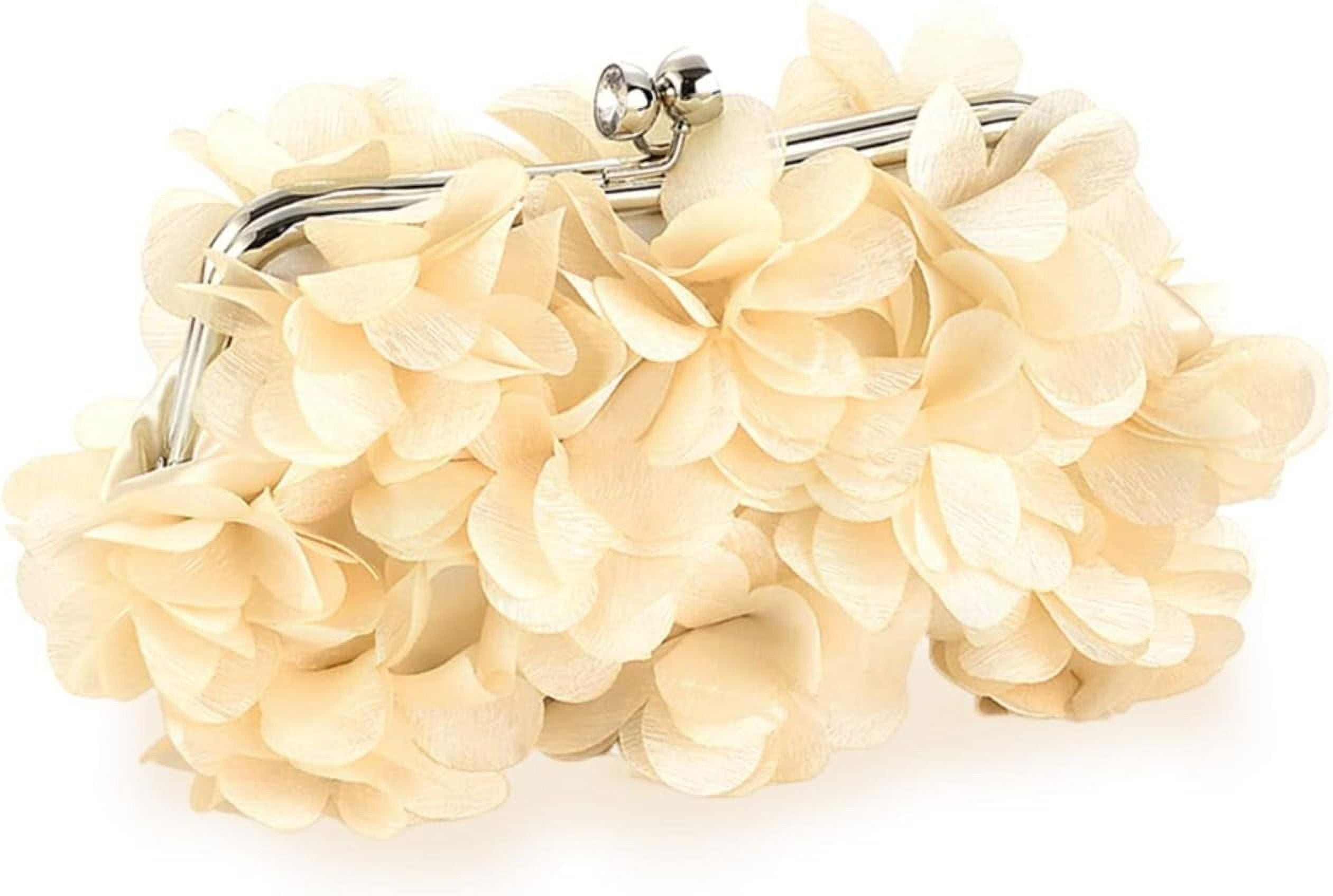 Women Clutch Evening Bag Small Floral Purses with Chain for Wedding, Party, Prom