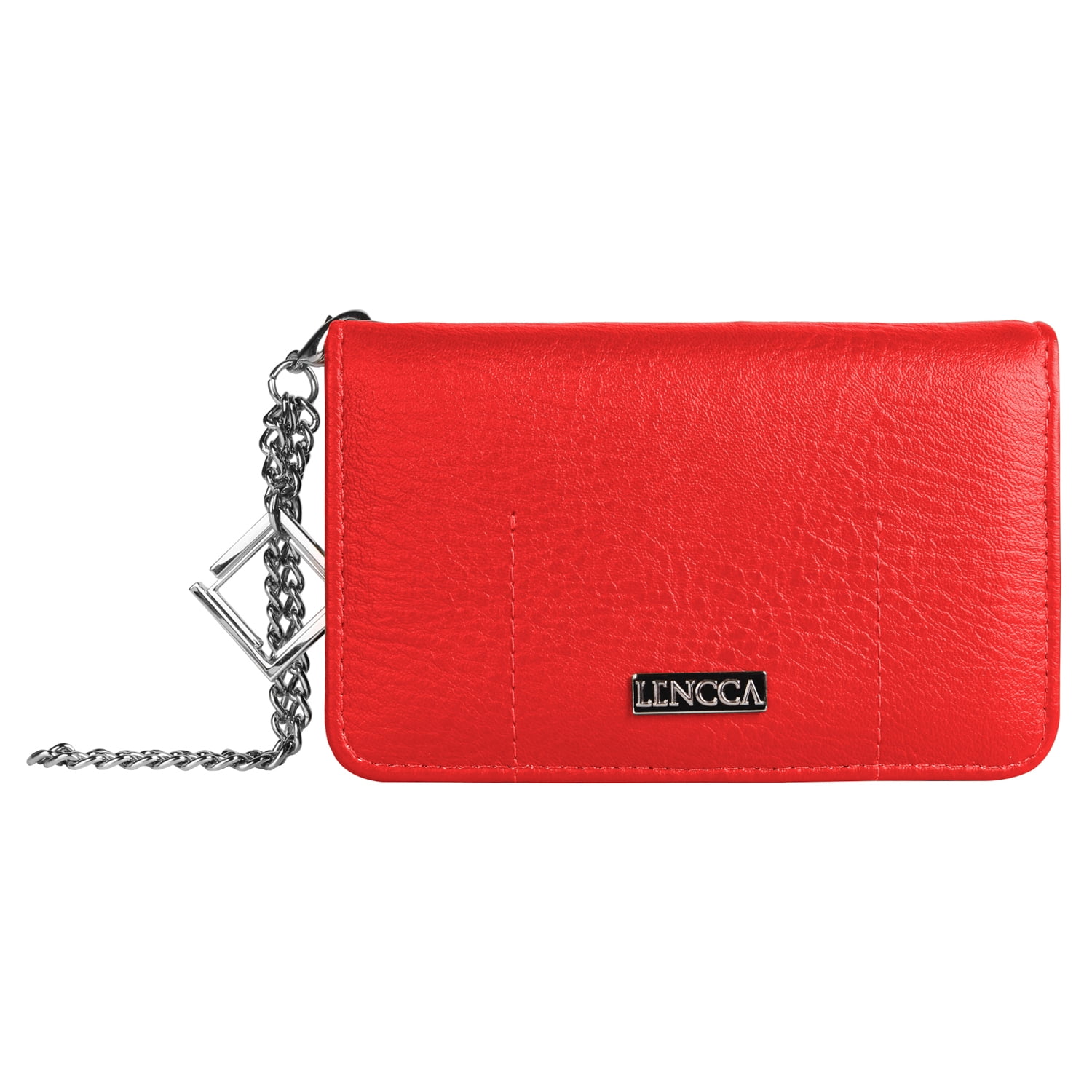 Women Clutch Wristlet Wallet Case with Phone Compartment (Pink)