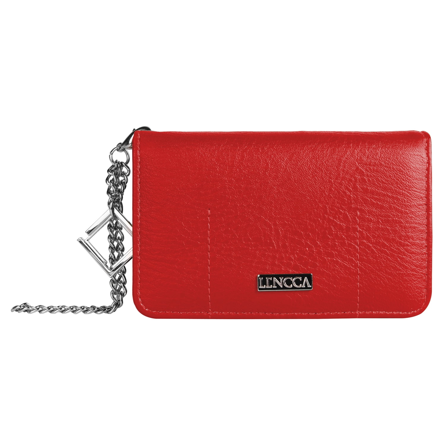 Women Clutch Wristlet Wallet Case with Phone Compartment (Wine)
