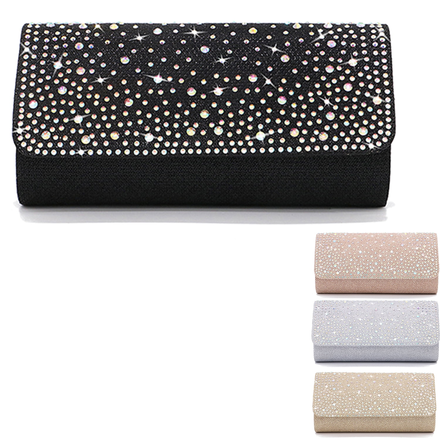 Silver clutch purse walmart hotsell