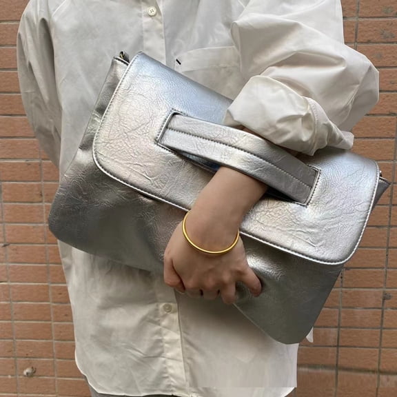 Women Clutches PU leather Crossbody Bags for female Shoulder messenger bag Laptop Bag For Macbook Pouch Bag big Ladies handbag