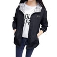 thumbnail image 1 of Women'S Winter Coats Long Sleeves Versatile Fashion Solid Color Reversible Windbreaker Zipper Hooded Casual 2024 Fall Long Blazer Jackets S Black, 1 of 6