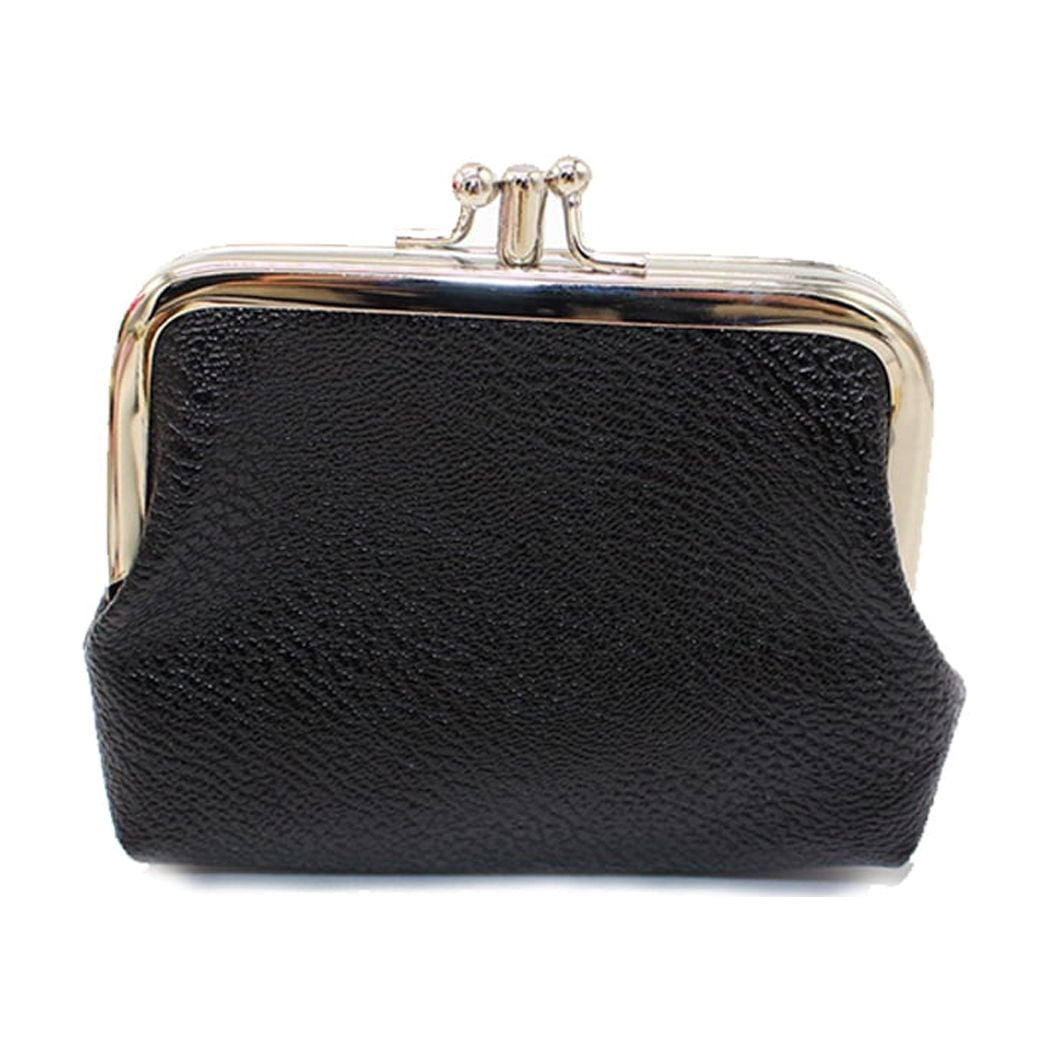 Genuine Leather Change Purse with Clasp Closure 11-3016 (C)
