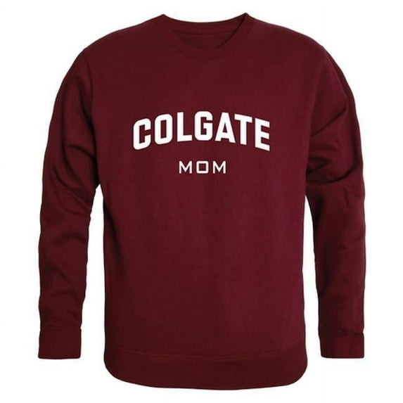 Women Colgate University Raiders Mom Crewneck Fleece, Maroon - Extra Large