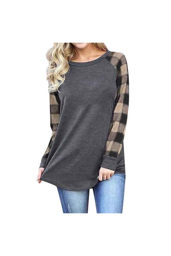 Women Color Block Sweatshirt Casual Long Sleeve Crewneck Striped Loose Pullover Tops Ladies Teen Clothes Aesthetic Tunic Shirts