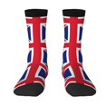 thumbnail image 1 of Women Colorful Crew Socks Union Jack All Uk Flag Novelty Fun Socks For Mens, 1 of 7
