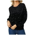 thumbnail image 1 of Women Colorful Sequins Glitter Tops Shimmer Disco Concert Night Cocktail Party Sparkling Shiny Club Evening Outfits, 1 of 7