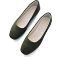 thumbnail image 1 of Women Comfort Square Toe Ballets Flats, Slip On Classical Walking Shoes for Wedding/Driving/Dating, 1 of 7