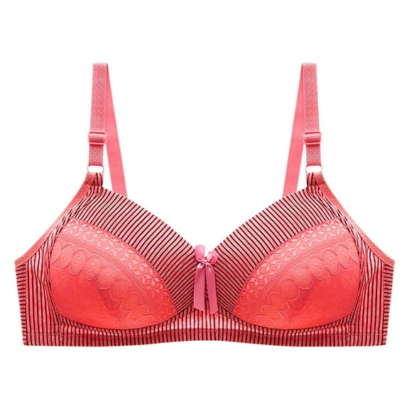 Women Comfortable Adjustable Wireless Bra Soft Breathable Everyday Support Seamless Underwear
